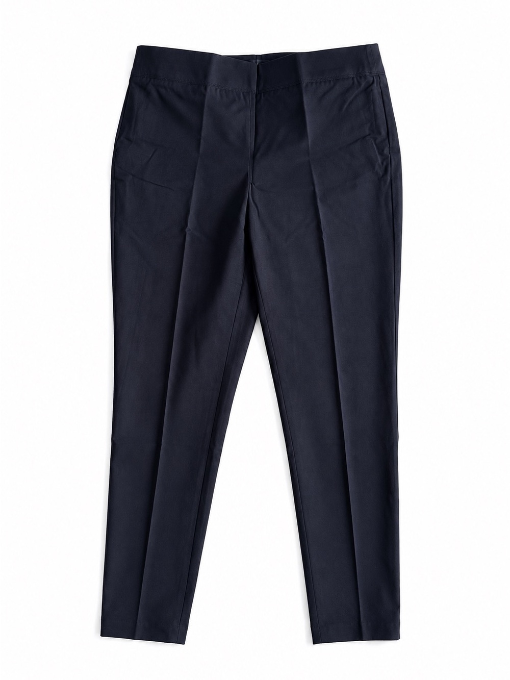 Talbots Skinny Ankle Stretch Pants Black Pull-On Size 10